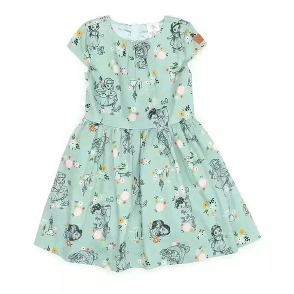Disney Animators' Collection Princess Dress Size 5/6Y - Picture 1 of 13